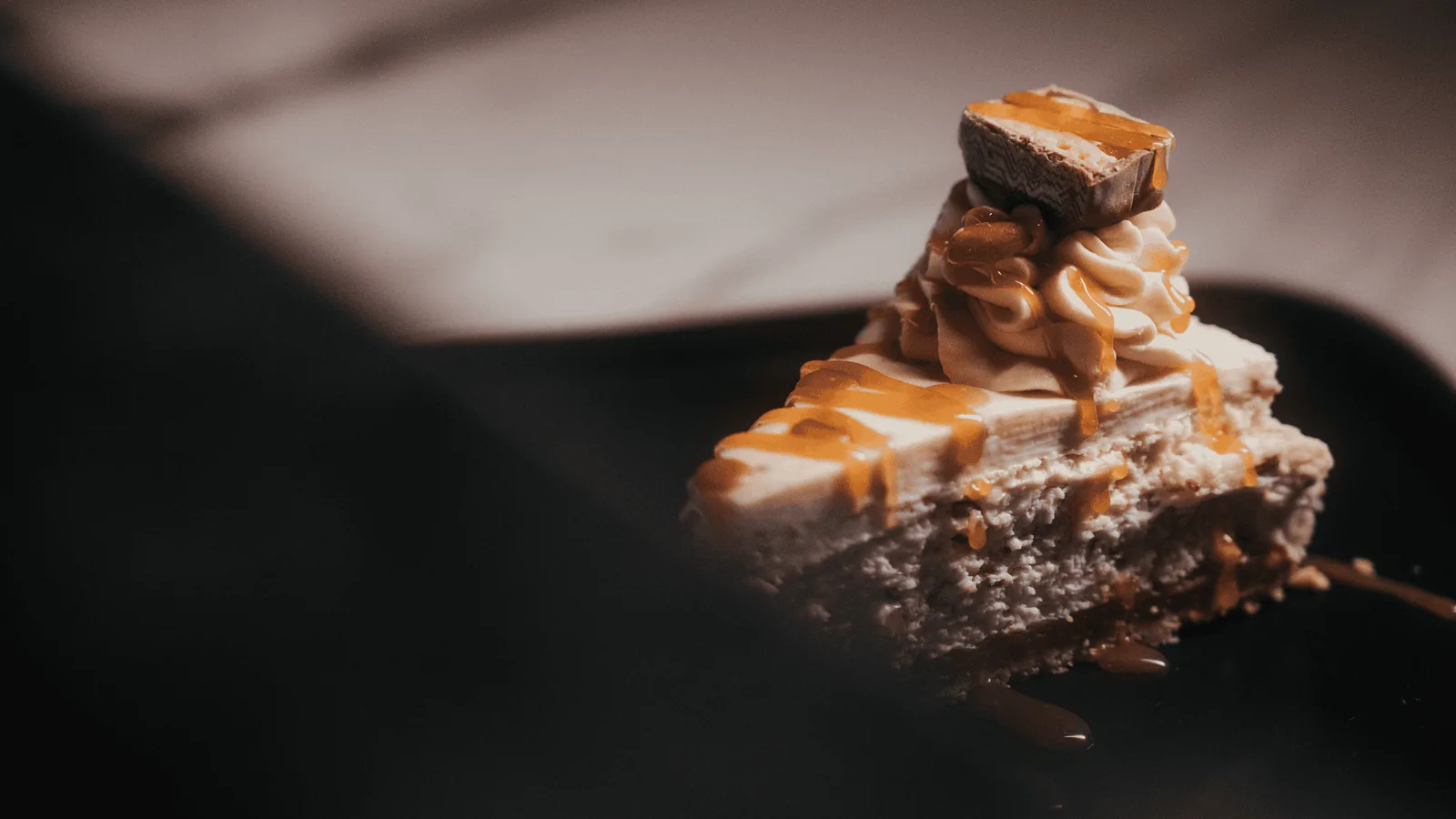Cheesecake caramel