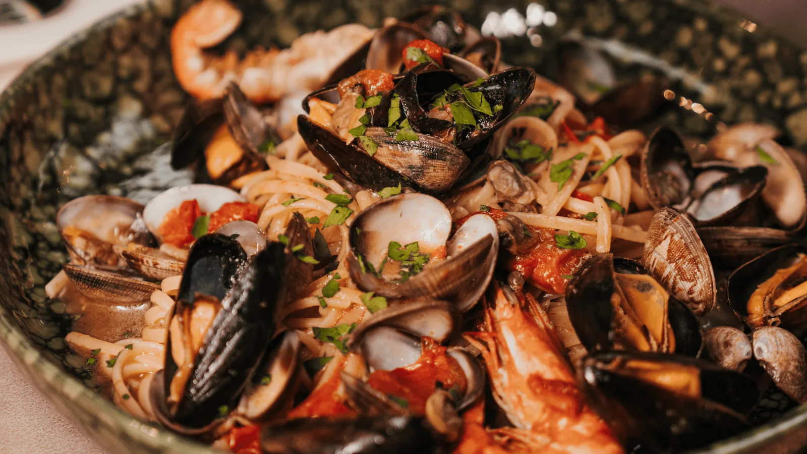 Pâtes aux fruits de mer