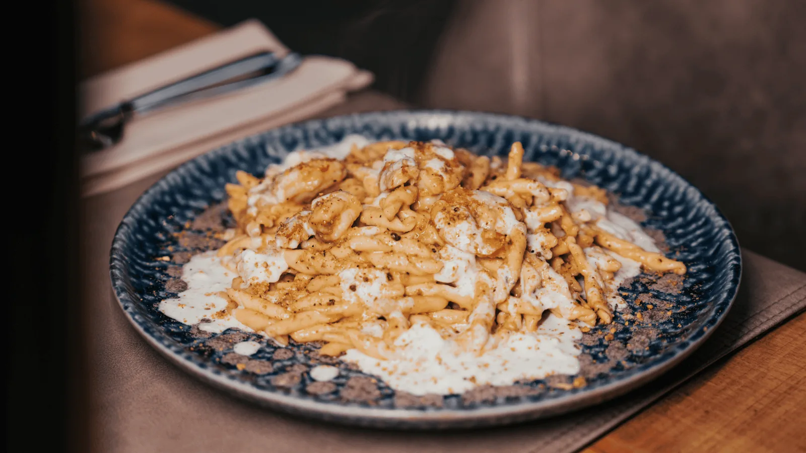 Pâtes crème & truffe