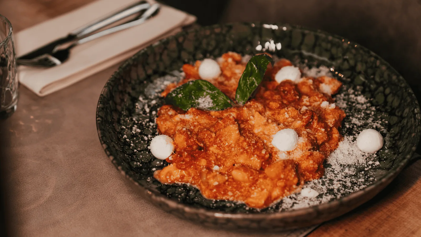 Pâtes sauce rosée