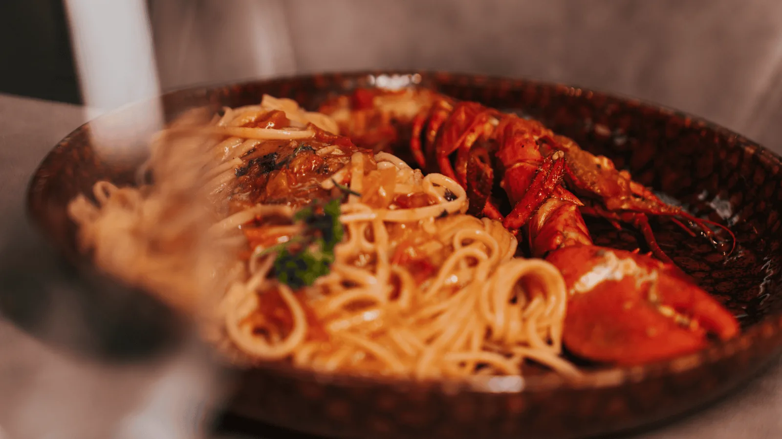 Spaghetti au homard