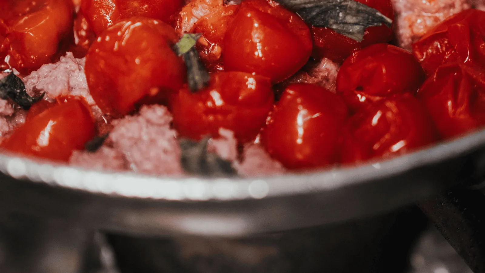 Tomates cerises confites