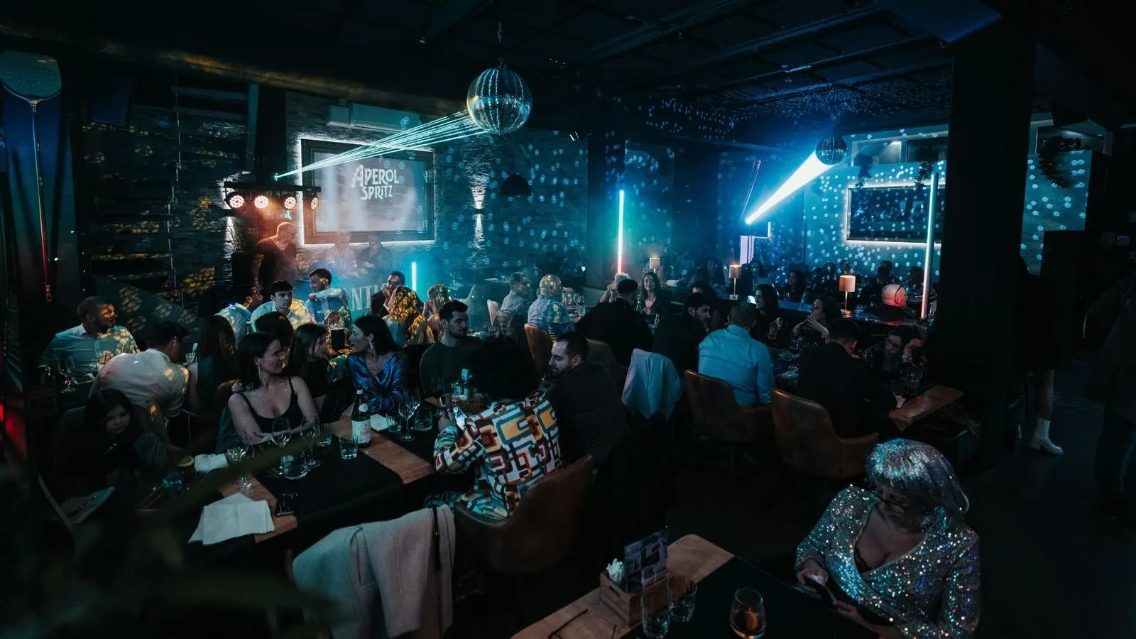 Soirée animée à l'Antica